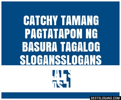 100+ Catchy Waste Tagalog Slogans 2024 + Generator.